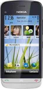 Nokia C5-05 aluminium silver