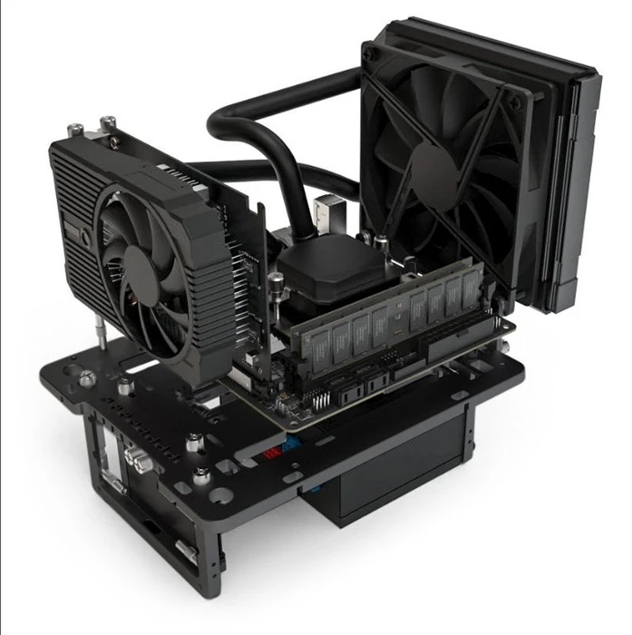 Streacom BC1 Mini Open Benchtable [V2], schwarz, Mini-ITX