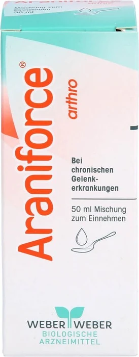 Weber & Weber Araniforce arthro Tropfen, 50ml