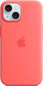 Apple Silikon Case mit MagSafe für iPhone 15 Guave