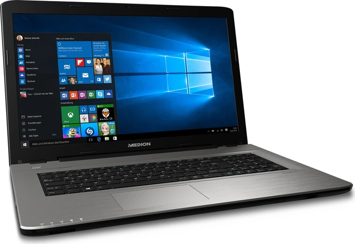 Medion Akoya E7419, Core i5-6200U, 8GB RAM, 256GB SSD, 500GB HDD, DE
