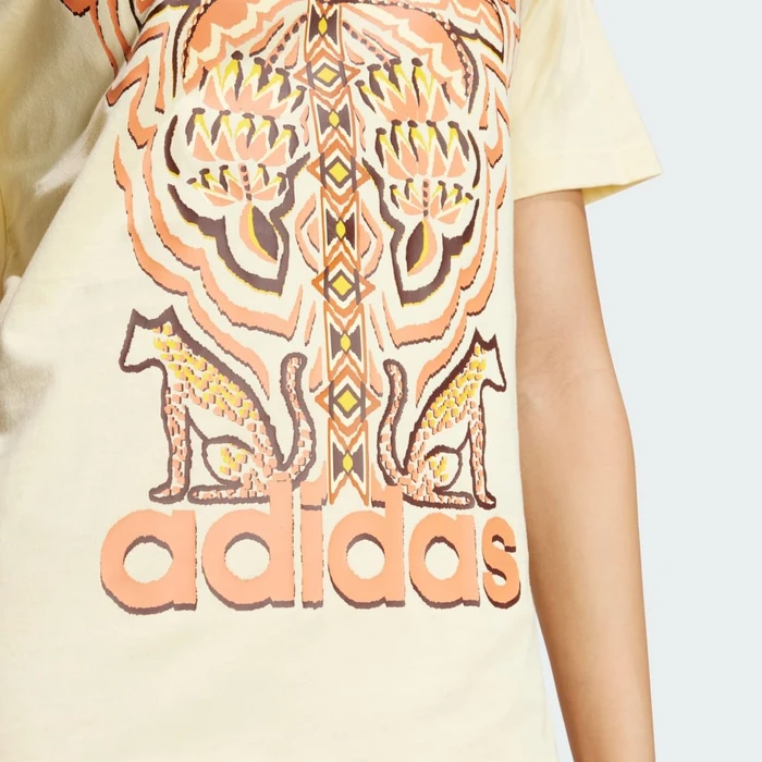adidas x FARM Rio Graphic T-Shirt kurzarm easy yellow (Damen)