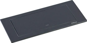 Schulte EVOLine BackFlip Cuisine, 2-fach, 1x USB-A, 2.5m, schwarz