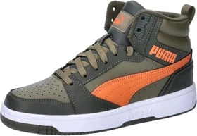 Puma Rebound V6 Mid dark olive/maple syrup/puma olive (Junior)