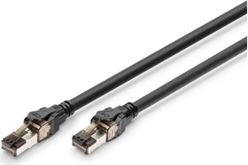 Digitus Patchkabel, Cat8.1, S/FTP, RJ-45/RJ-45, 1m, grau