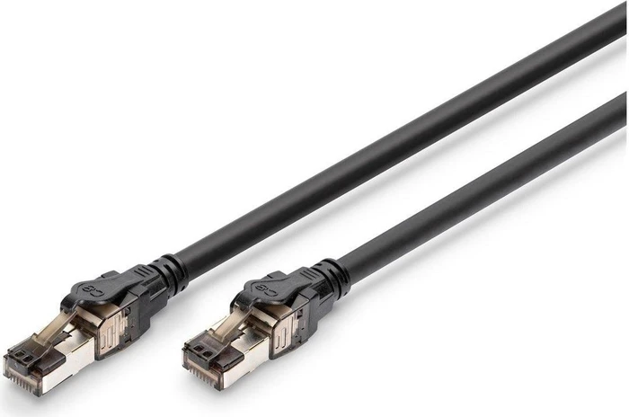 Digitus Patchkabel, Cat8.1, S/FTP, RJ-45/RJ-45, 1m, grau