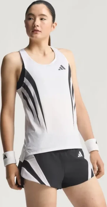 adidas adizero Archive Singlet Laufshirt ärmellos weiß (Damen)