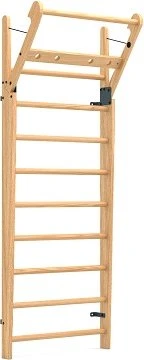 NOHrD Eiche 10 Sprossen Sprossenwand, 230x79x13cm