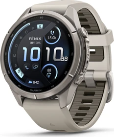 Garmin Fenix 9 Pro inReach 43mm titanium/fog grey-dark sandstone