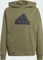 adidas Future Icons Logo Hoodie olive strata/black (Junior) Vorschaubild