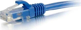 C2G Patchkabel, Cat6, U/UTP, RJ-45/RJ-45, 3m, blau