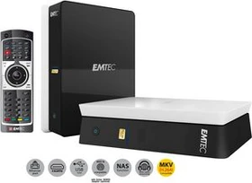 Emtec Movie Cube S120H 1TB, USB 2.0/LAN