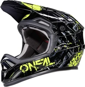 O'Neal Backflip Zombie Fullface-Helm schwarz/gelb