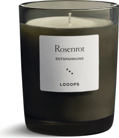 Looops Rosenrot Duftkerze, 250g