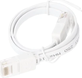 goobay Flach-Patchkabel, Cat6, U/UTP, RJ-45/RJ-45, 2m, weiß