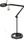 Lumeno LED Lupenleuchte 7218, 8 Dioptrien, 3x, mit Rollstativ schwarz (LUM61597218SW)