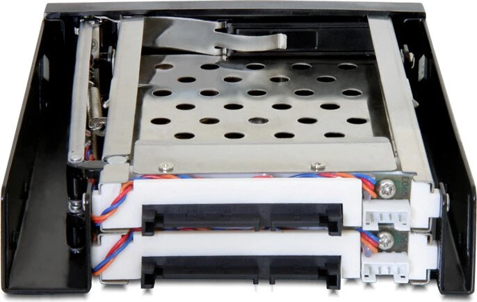 DeLOCK 3.5" Wechselrahmen für 2x 2.5" SATA