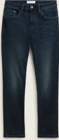 Tom Tailor Josh Regular Slim Jeans Jeans blue black denim (Herren)