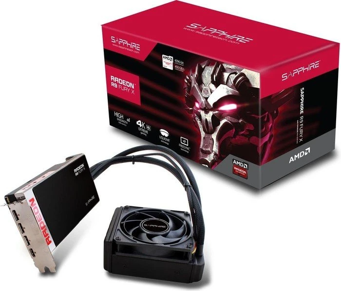 Sapphire Radeon R9 Fury X, 4GB HBM, HDMI, 3x DP, full retail