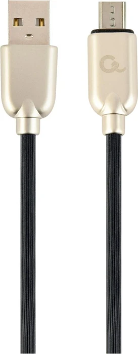 Gembird Premium Rubber Micro-USB Charging And Data Cable 2.0m schwarz