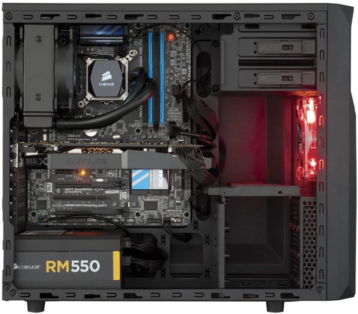 Corsair Carbide Series SPEC-02 rot, Acrylfenster