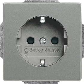 Busch-Jaeger Steckdosen-Einsatz mit Klappdeckel