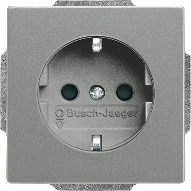 Busch-Jaeger Steckdosen-Einsatz mit Klappdeckel
