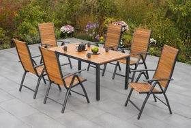 Merxx Santorin Gartenmöbel-Set, 7-tlg.