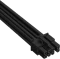 Corsair PSU Cable Type 5 - 6/8-Pin PCIe (65cm) Cable, schwarz Vorschaubild