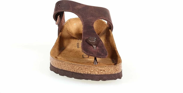 Birkenstock Gizeh Nubukleder habana (Damen)