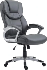 CLP Texas V2 Kunstleder Bürostuhl, grau