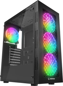 Rampage Plaid V1 Black, Glasfenster