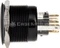 DimasTech Blackline Dot Druckschalter, Ø19mm, schwarz Vorschaubild