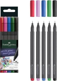Faber-Castell Grip Finepen basic sortiert, 5er-Set