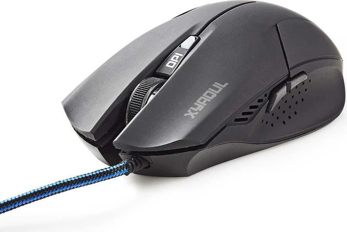 Nedis Xyaqul Gaming Mouse, schwarz, USB