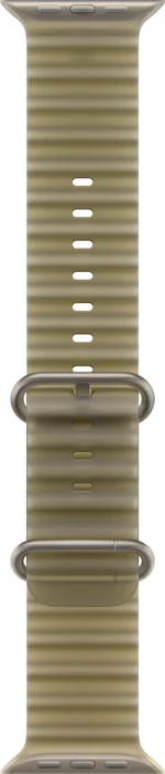 Apple Ocean Armband für Apple Watch Ultra 49mm halbtransparentes seegrasgrün/titan natur