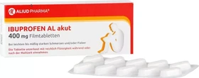 Aliud Ibuprofen AL akut 400mg Filmtabletten, 50 Stück