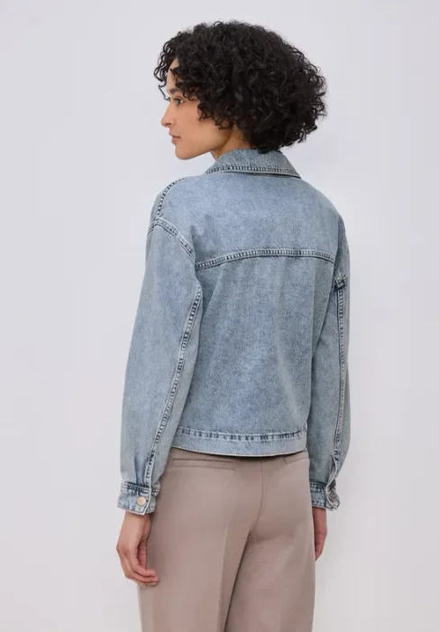 Street One Helle Waschung Jeansjacke light blue random washed (Damen)