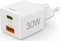 Hama Schnellladegerät 1x USB-C 1x USB-A PD 30W weiß Vorschaubild