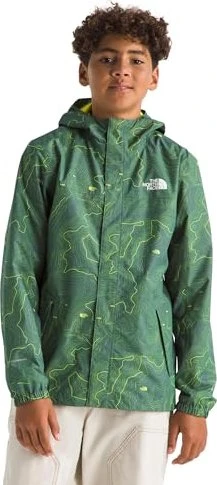 The North Face Antora Funktionsjacke duck green/tnf topo print (Junior)