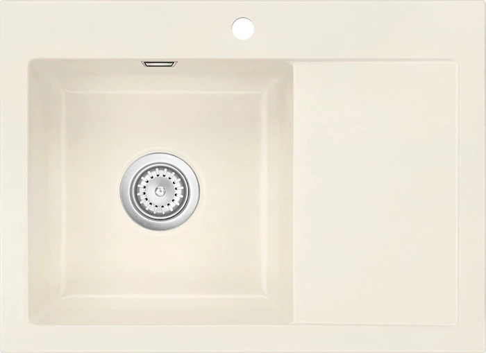 systemceram Mera 70 F Einbau Becken links jasmin