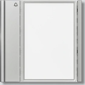 Siedle TM 700-1-0 SM Ruftasten für Vario Türsprechanlage, 1 Teilnehmer, Silber-Metallic