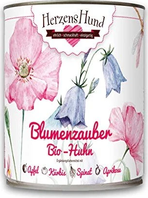 Herzens Hund Bio Huhn mit Bio Gemüse, 4.80kg (6x 800g)