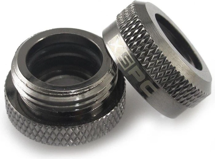 XSPC Rohranschluss G1/4" auf 14/10mm, schwarz verchromt