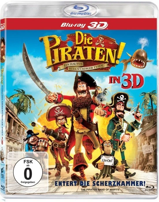 Die Piraten - Ein Haufen merkwürdiger Typen (3D) (Blu-ray)