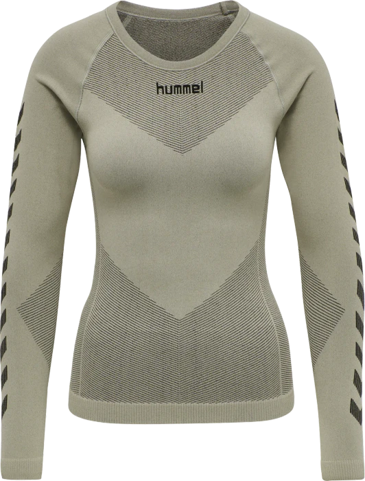 hummel Seamless First Jersey Funktionsshirt langarm london fog (Damen)