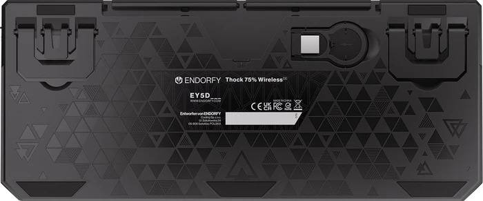 Endorfy Thock 75% Wireless, PBT, LEDs RGB, hot-swap, Kailh Box RED, USB/Bluetooth, DE