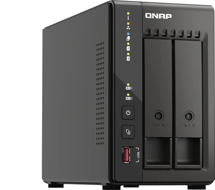 QNAP Turbo Station TS-253E-8G, 8GB RAM, 2x RJ-45 2.5GBase-T, 2x USB-A 3.1