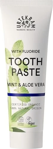 Urtekram Mint und Fluoride Zahncreme, 75ml