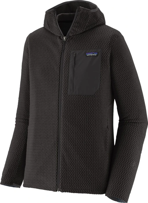 Patagonia R1 Air Fleece Full-Zip Hoody Jacke schwarz (Herren)